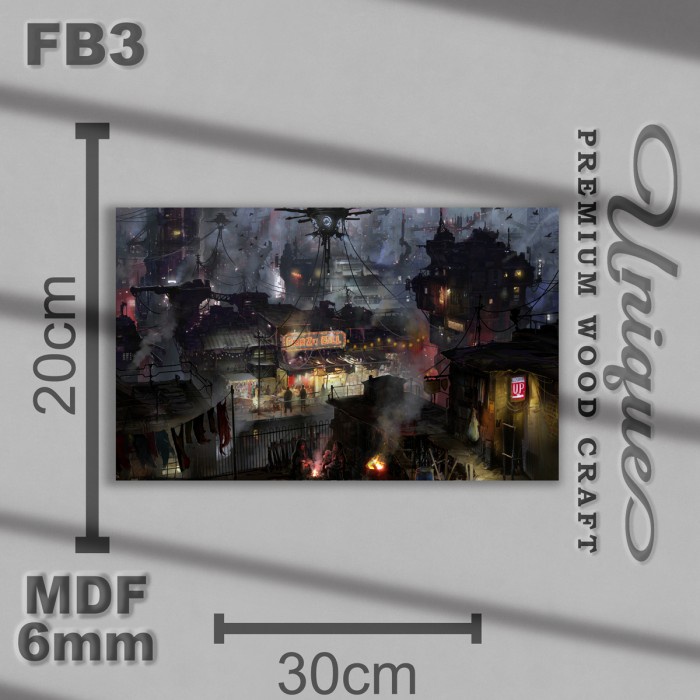 HD Animation Walldecor Pajangan Dinding Rumah Kamar Kayu FB
