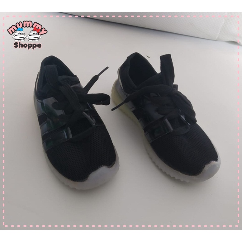 sepatu fashion anak sneakers S91005 shoes black