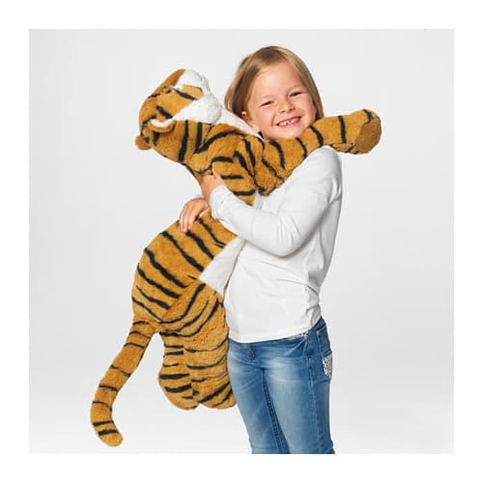 Boneka Harimau Besar Djungelskog Tiger Doll Orange