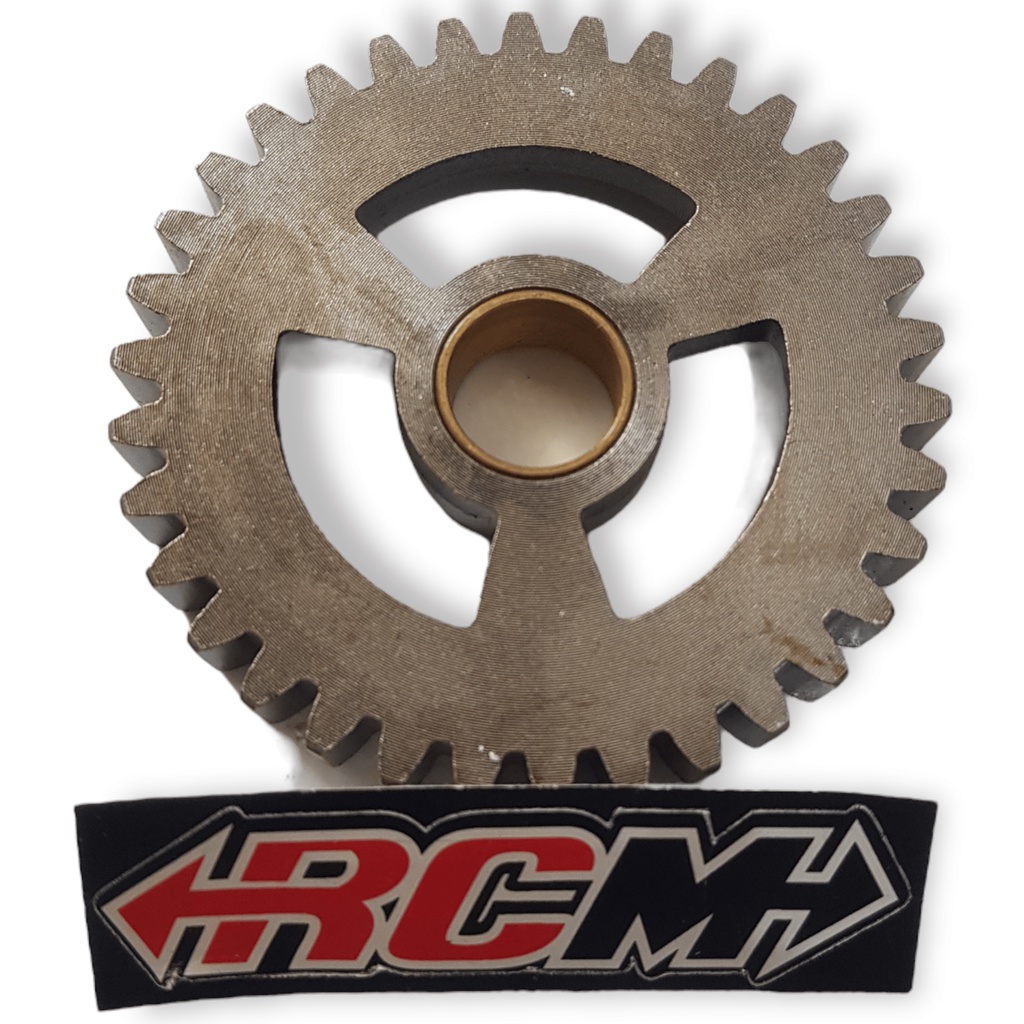 GEAR GIGI MESIN VERSENELING PERSENEL PERSENELING RATIO RASIO WHEEL VERS SEKUNDER 1ST 1 ST COUNTER LOW YAMAHA RXS RXK RX-KING RX-K 34T 34 T SEKUNDER LOKAL JAMINAN KUALITAS