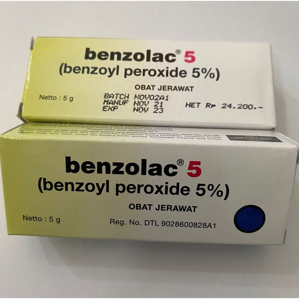 Benzolac 2,5% / 5% - Obat JERAWAT