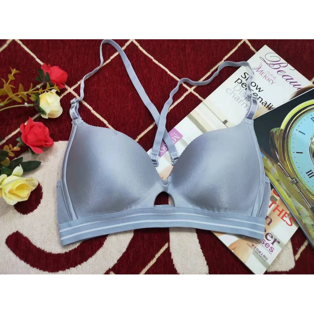 bra / bh wanita 6613 import bahan halus busa tipis tidak ada kawat