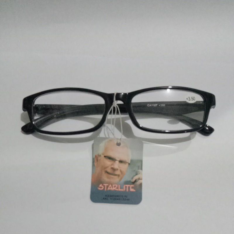 Kacamata baca plus+3.50