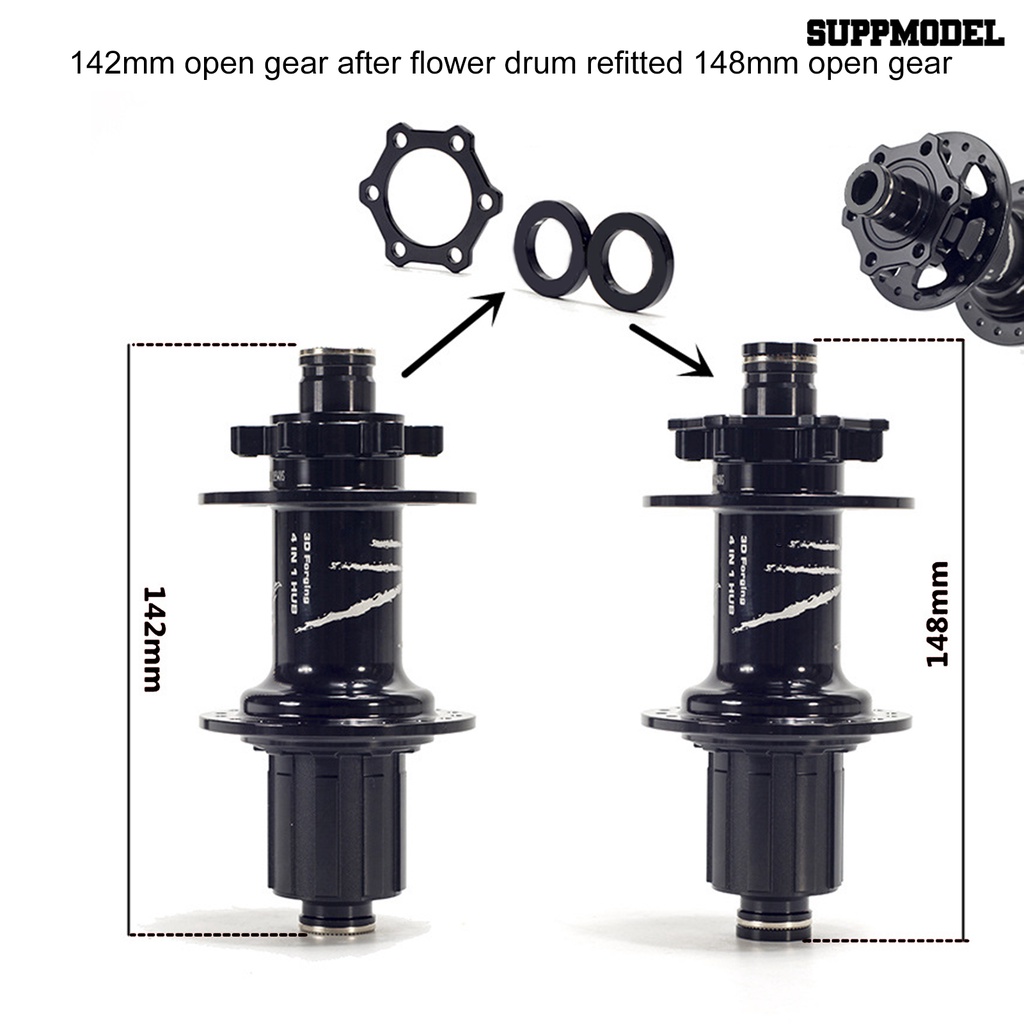 Adapter Konverter Boost Hub Depan Belakang Sepeda Anti Korosi Tahan Lama