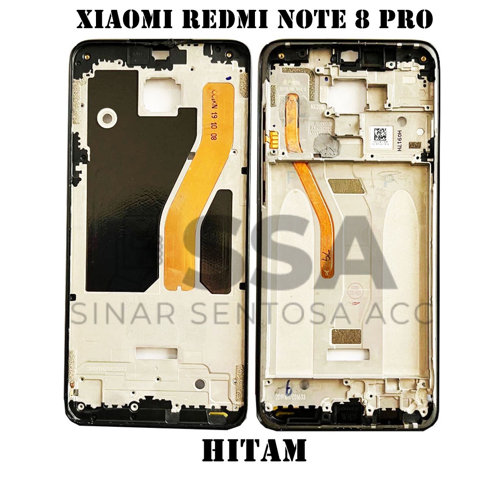 Tulang Tengah Middle Frame LCD Xiaomi Redmi Note 8 Pro Original 100% Tulang Casing Bezel Bezzel Bazel Handphone HP Ori Original Awet Murah Note8pro 8pro note8