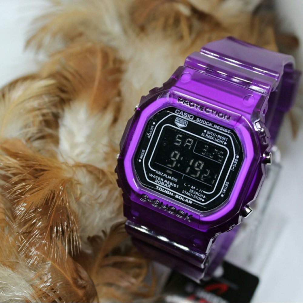 G SHOCK GLS 5600 TRANSPARAN UNGU