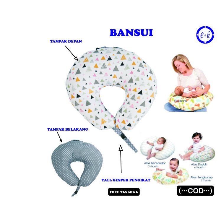 Bantal Menyusui - Nursing Pillow - Bantal Ibu Menyusui - Bansui
