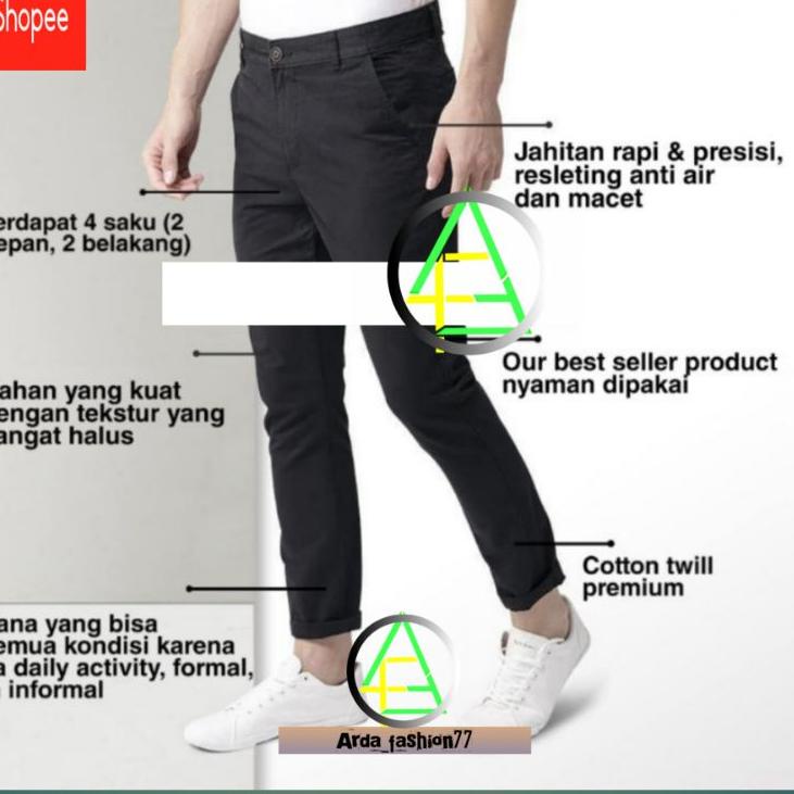 Penjualan Terbanyak.. Terbaru ANKLE PANTS PRIA | CELANA FASHION KEREN | KOREA STYLE SLIMFIT