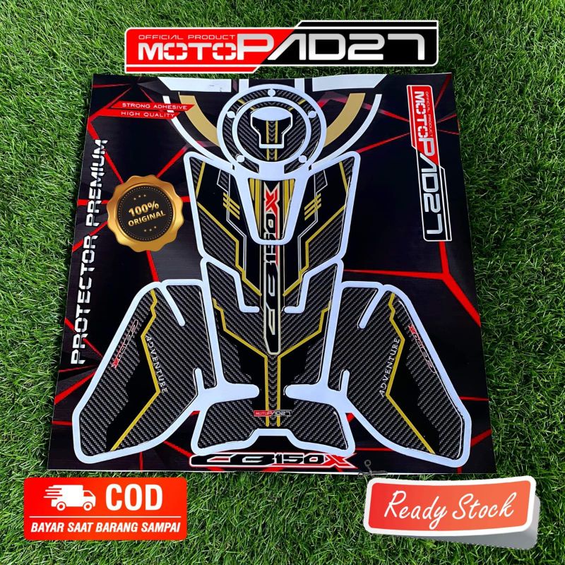 motopad27 stiker tankpad CB150X resin carbon full set (Bisa COD)