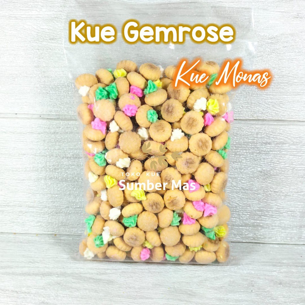 KUE / KUE GEMROSE KILOAN 250 GR  / KUE JADUL / KUE MONAS / GEM ROSE