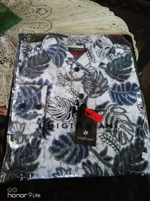 Kemeja Batik Pria Slim Fit Batik Solo Lbl812