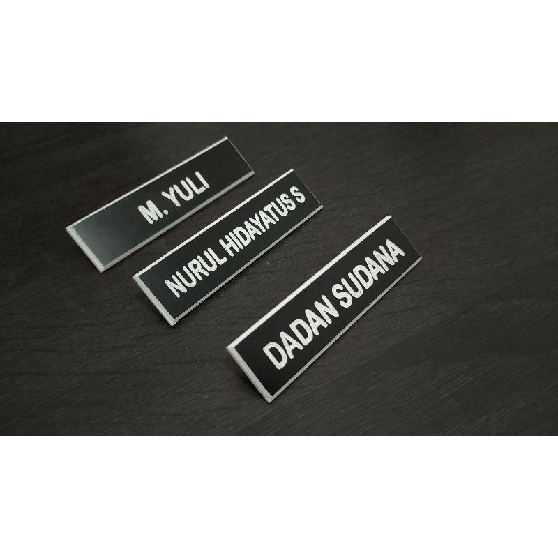 Name Tag Grafir/Ukir, PNS/POLRI/TNI/PERSIT/SECURITY