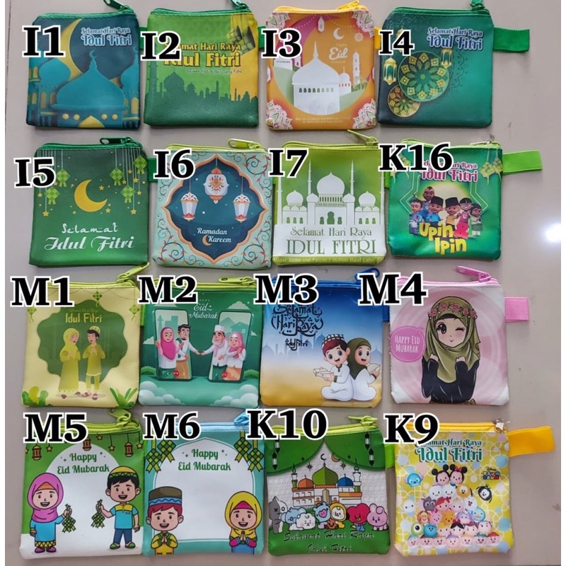 Dompet Lebaran Amplop Fitrah Idul Fitri Angpao THR Kartun Anak Doraemon Thomas Frozen Princess Cars