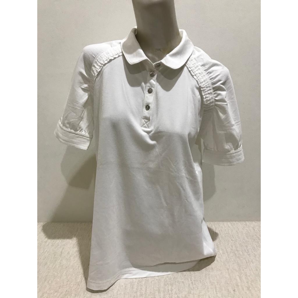 KAOS WANITA TANGAN PENDEK STELLA MC CARTNEY ADIDAS ORIGINAL PRELOVED BAHAN COTTON PUTIH SIZE 38