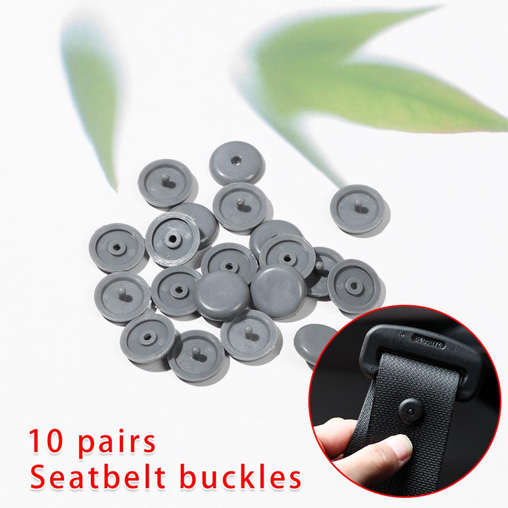 TOP 10pcs Seat Belt Tombol Stop Universal Holder Rivet Penahan Sabuk Pengaman