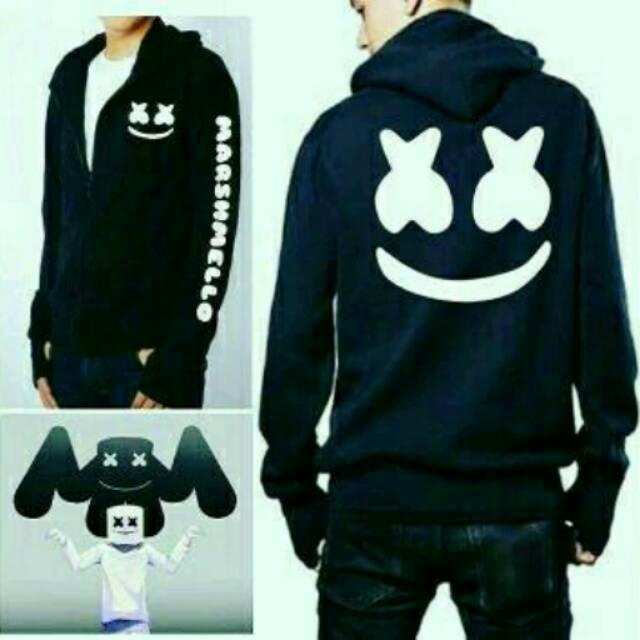Sweater marshmello/sweater marshmello hodie zipper