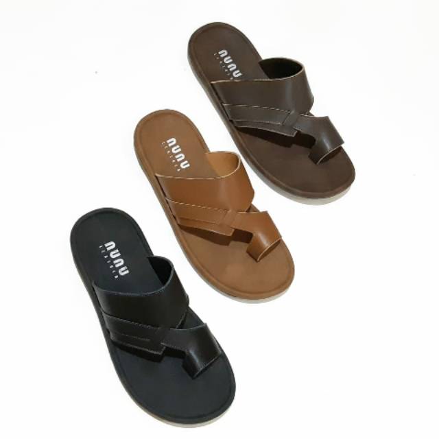 Sandal pria asli kulit sapi Garut