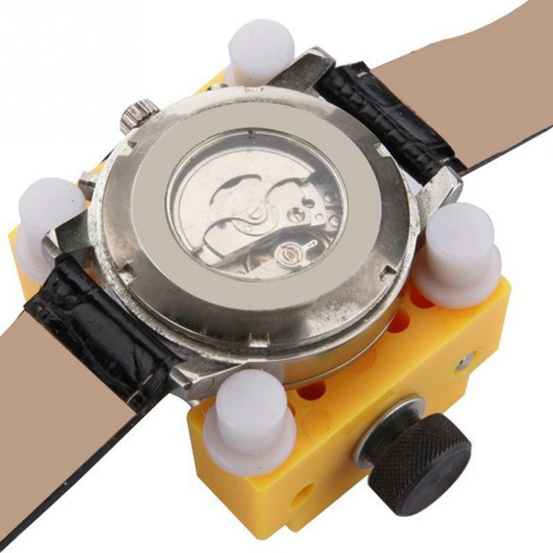 &lt; E2id &amp; &gt; Alat Reparasi Pembuka Casing Belakang Jam Tangan Adjustable