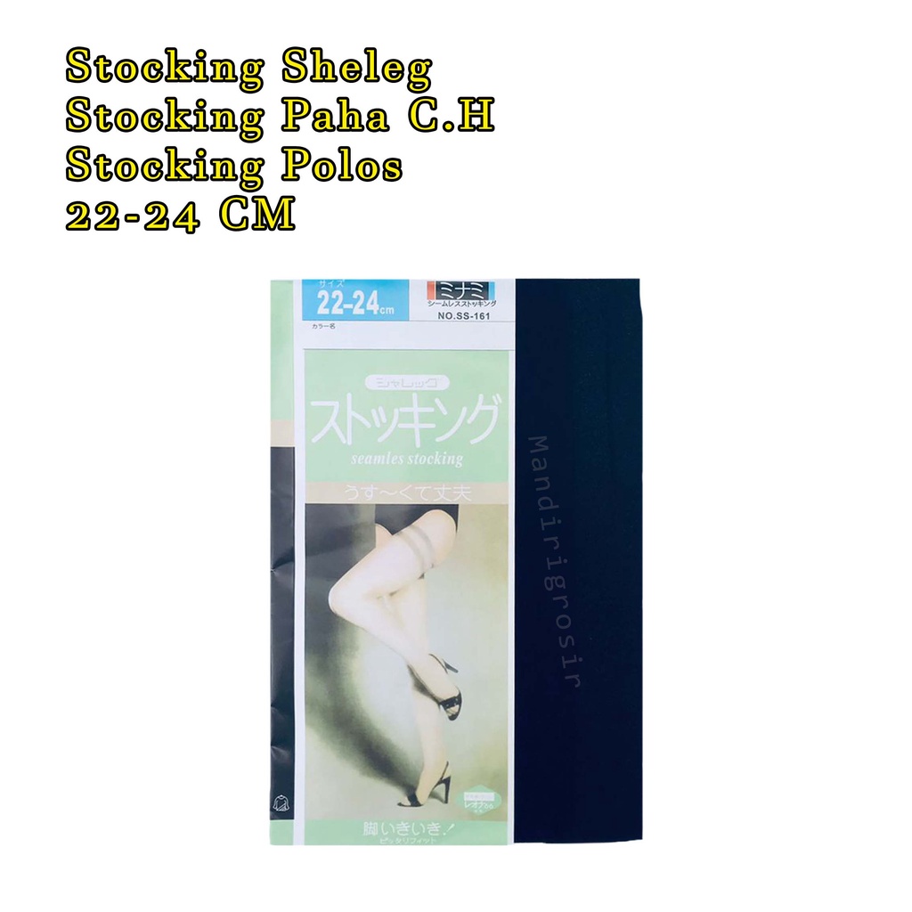 Stocking Sheleg* Stocking Paha C.H * Stocking Polos * 22-24 CM