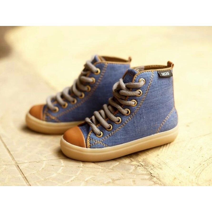 Sepatu Anak Decks SIGNORE BIRU JEANS