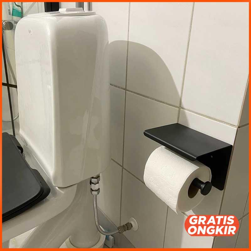 Gantungan Tempat Tisu Toilet Tissue Wall Mount - L101