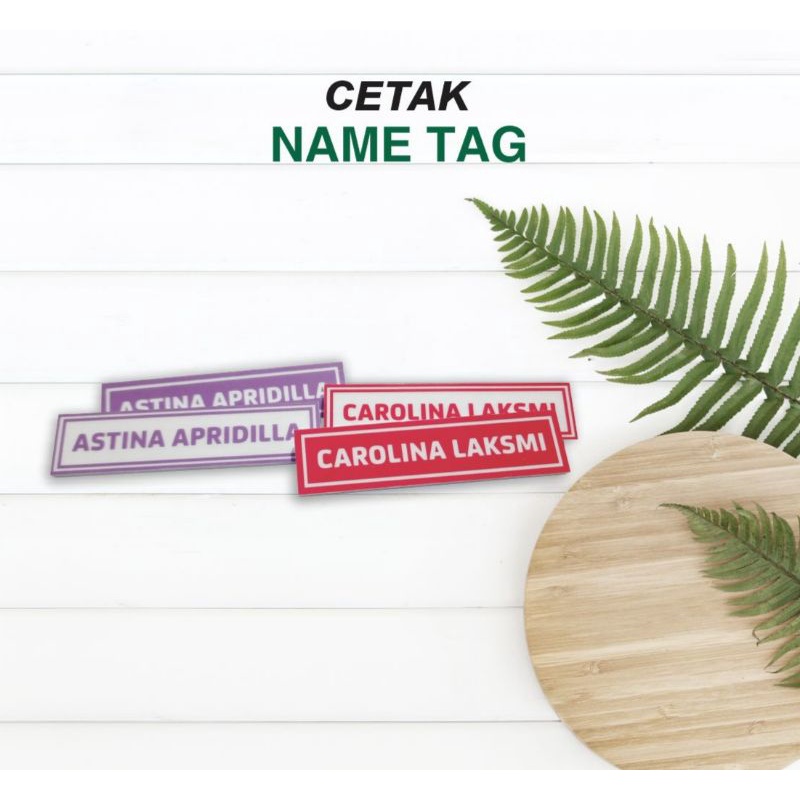 

Name tag akrilik magnet