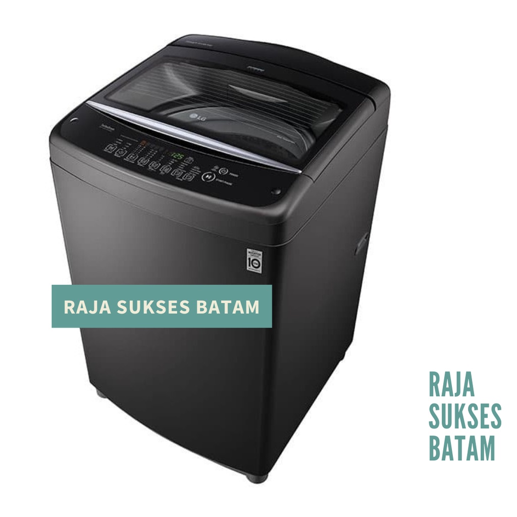 Mesin Cuci LG 18 KG T2518VSAB Automatic 1 Tabung Inverter - Black BATAM