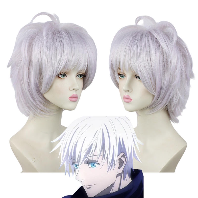 【Wetrose】Jujutsu Kaisen Anime Itadori Yuji Fushiguro Megumi Kugisaki Nobara Gojo Satoru Ryomensukuna Maki Mai Okkotsu Yuta Inumaki Geto Suguru Wig