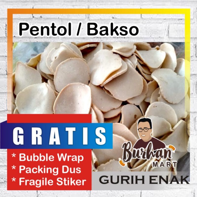 

Kerupuk Pentol Khas Jember 250gr | Burhan Kerupuk Grosir Jember