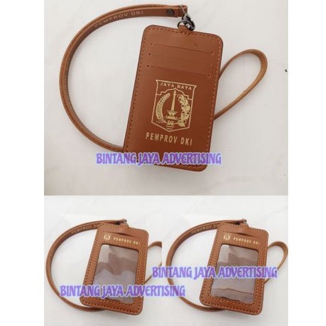

ID CARD NAME TAG TALI COKELAT COKLAT DOFF PEMPROV DKI 4 SLOT CARD
