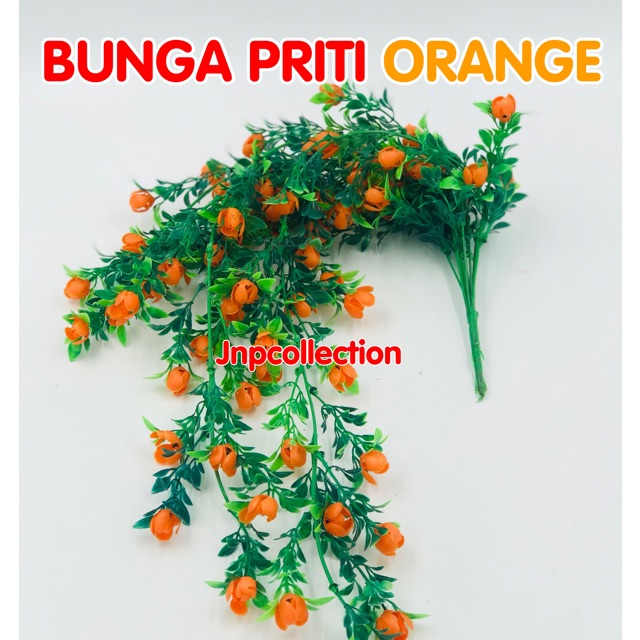 Bunga Plastik Tangkai Priti Warna-3