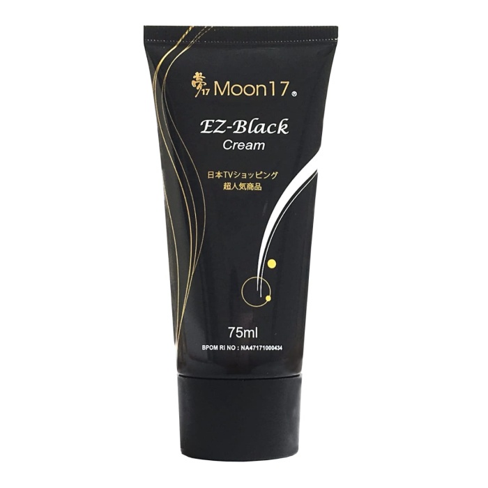 EZ Black Cream (Krim Penghitam Rambut/ Penutup Uban Alami) TANPA CAT