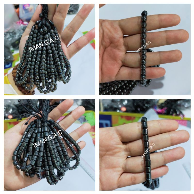 Gelang batu berustin/belustin asli warna silver