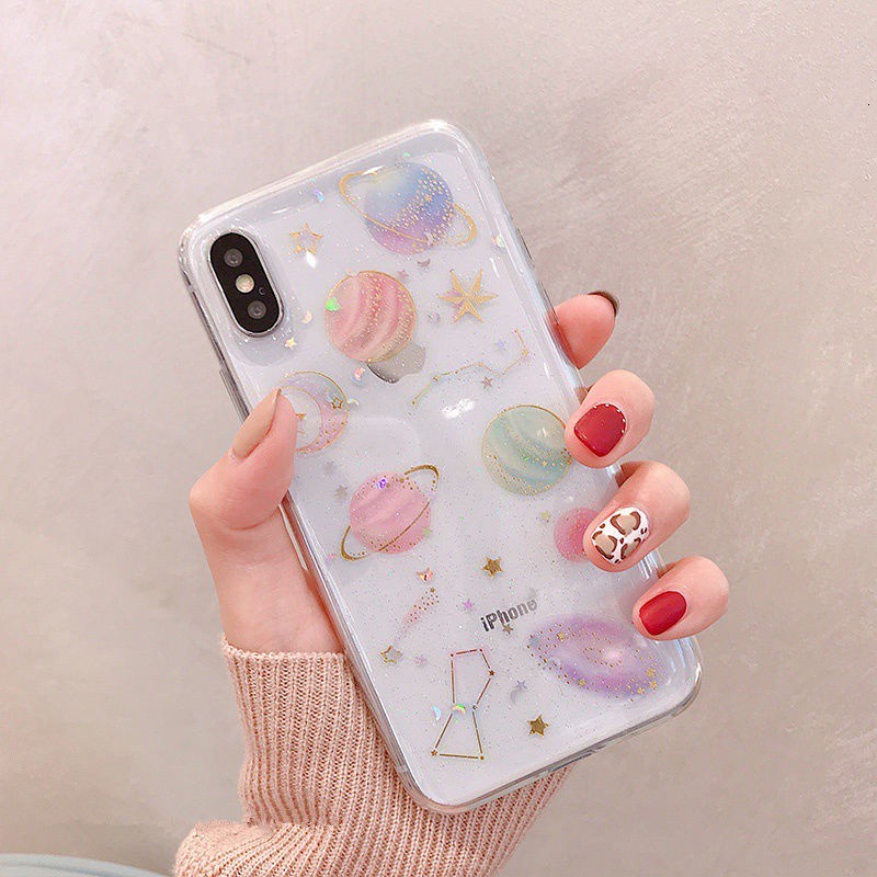 Case Bahan Silikon Motif Starry Sky Untuk Iphone 7 8plus Se X Xs Xr Xsmax 11 11pro 11promax 12promax