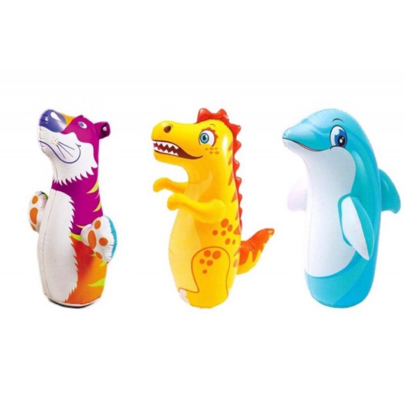 ready mainan tinju samsak anak karakter hewan mainan tinju tinjuan lucu