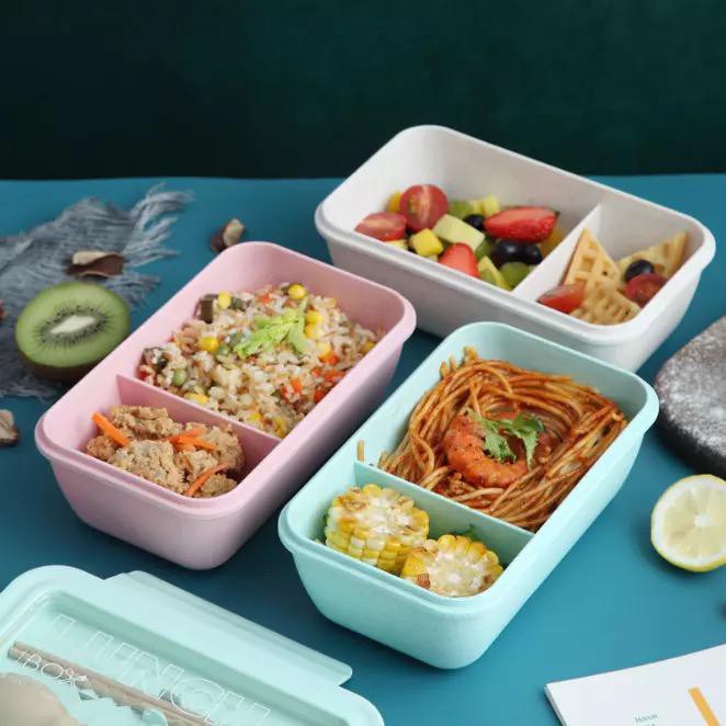 Kotak Makan Bento Lunch Box Transparant Tempat Makan BPA Free 1100ml