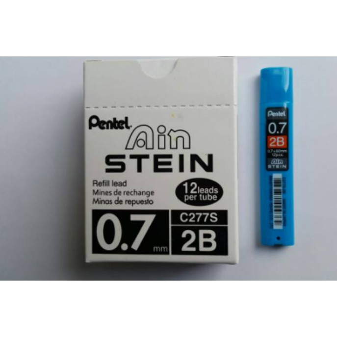 

Lead Refill 'PENTEL' C277 - 0.7 mm 2B ( isi 12 buah / tube )