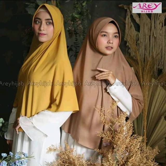 069 JUMBO SYAR'I ORI AREY HIJAB | JILBAB INSTAN KERUDUNG ORIGINAL-6