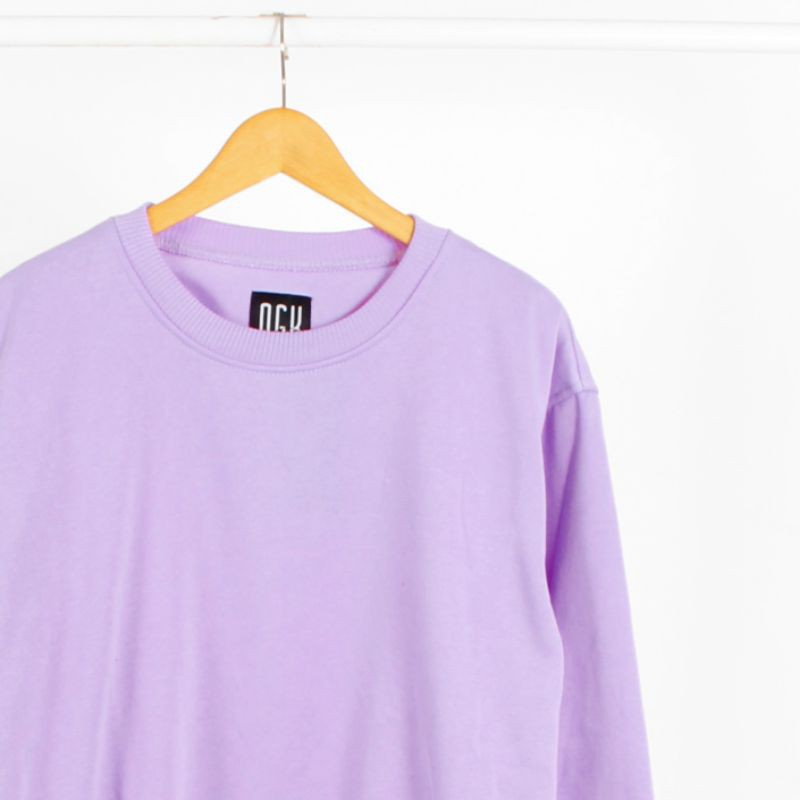 Crewneck NGK Polos pria dan wanita premium-LIlac