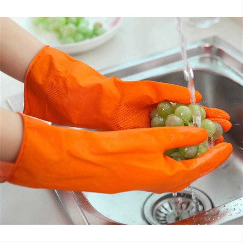 SARUNG TANGAN KARET SERBAGUNA GLOVES LATEX BERKEBUN CUCI PIRING DISHES