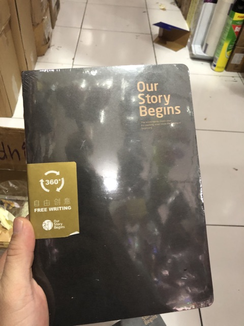 

Scetch book our story begins a5 try our dream ( tulisan abru yang try out dream)