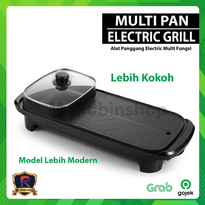 korean grill electric multi fungsi 2 in 1 F-607