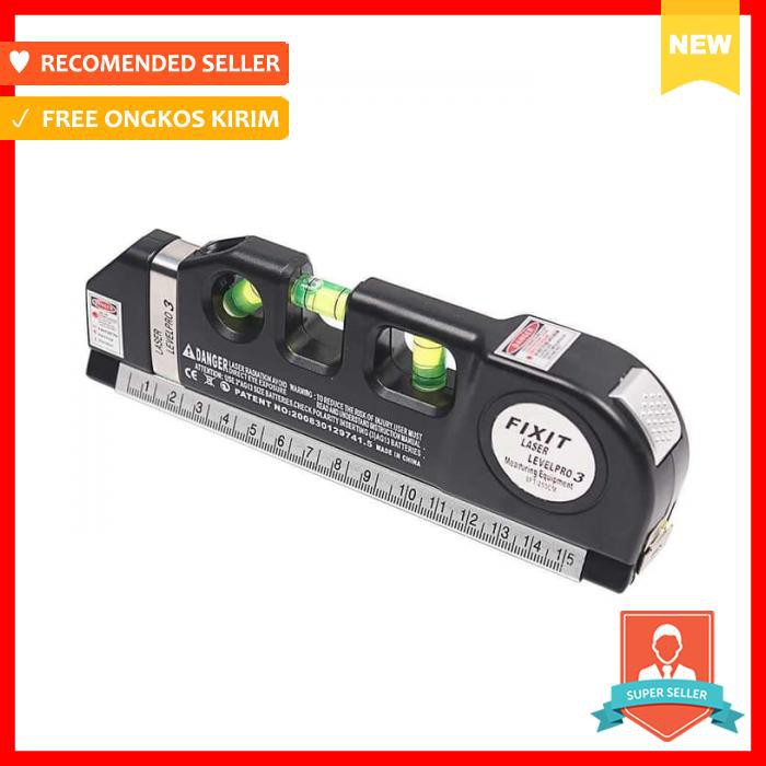 

Penggaris - Laser Horizontal Vertical 250Cm Dengan Bubble Level - Alat Tulis