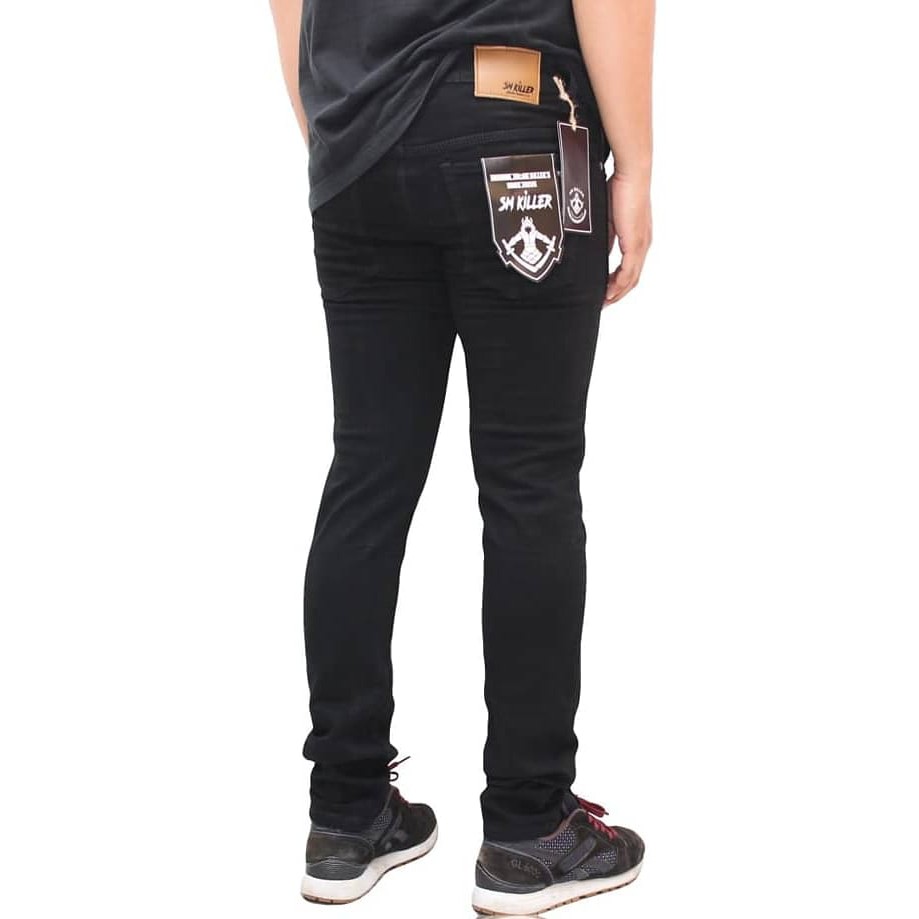 Celana jeans pria slimpit Terbaru celana jeans pria pensil strech slimfit skinny Celana levis hitam