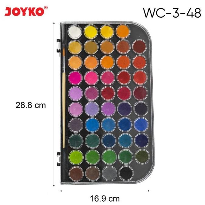 

TERLARIS Cat Air / Watercolour Set Joyko 48 WC-3/CAT AKRILIK SET/CAT AKRILIK SET 24 WARNA/CAT AKRILIK PASTEL/CAT AIR/CAT AIR LUKIS SET/CAT AIR GIOTTO/KUAS LUKIS 1 SET/KUAS LUKIS KECIL/KUAS LUKIS LENGKAP/KANVAS LUKIS/KANVAS LUKIS SKETSA/KANVAS LUKIS