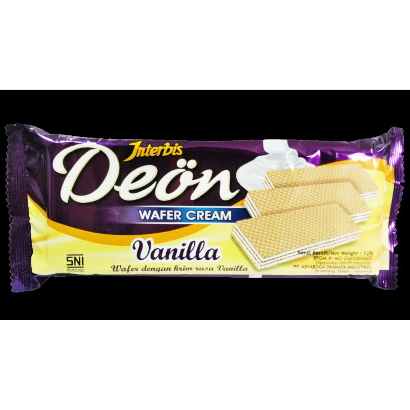 

Wafer Interbis Deon 125 gram