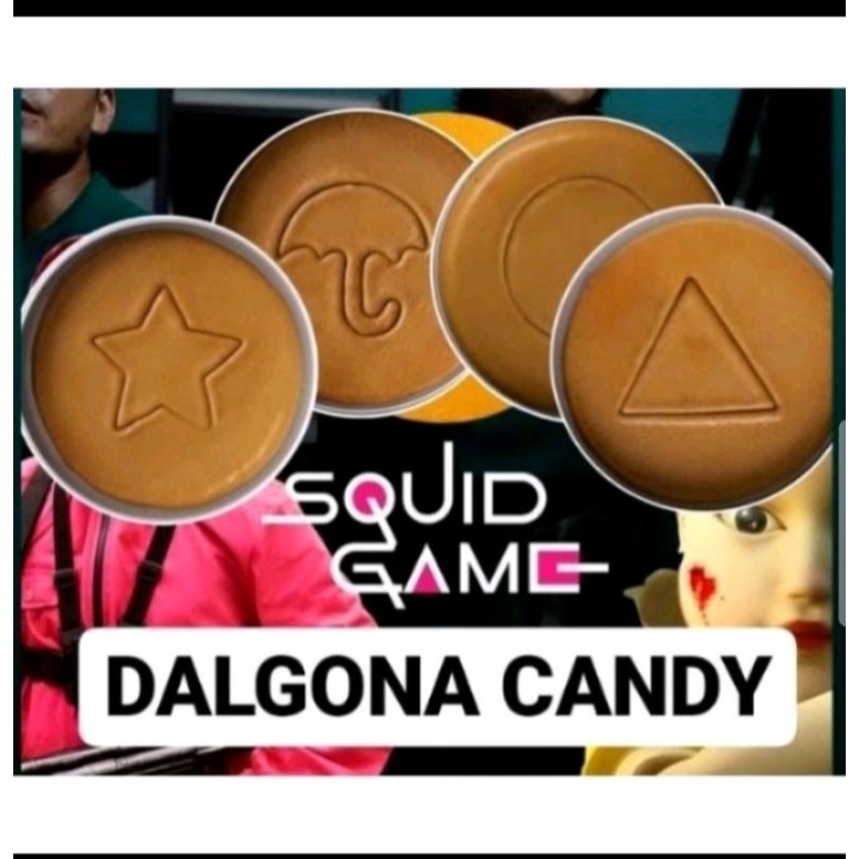 

Dalgona candy permen murah kekinian Rondom, pembelian min 5pcs