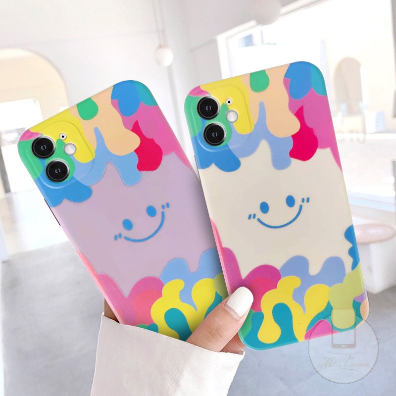 Soft Case Tpu Silikon smile Pelangi case iPhone 6/6s iPhone 6plus/6splus iPhone 7/8/SE 2020 iPhone 7