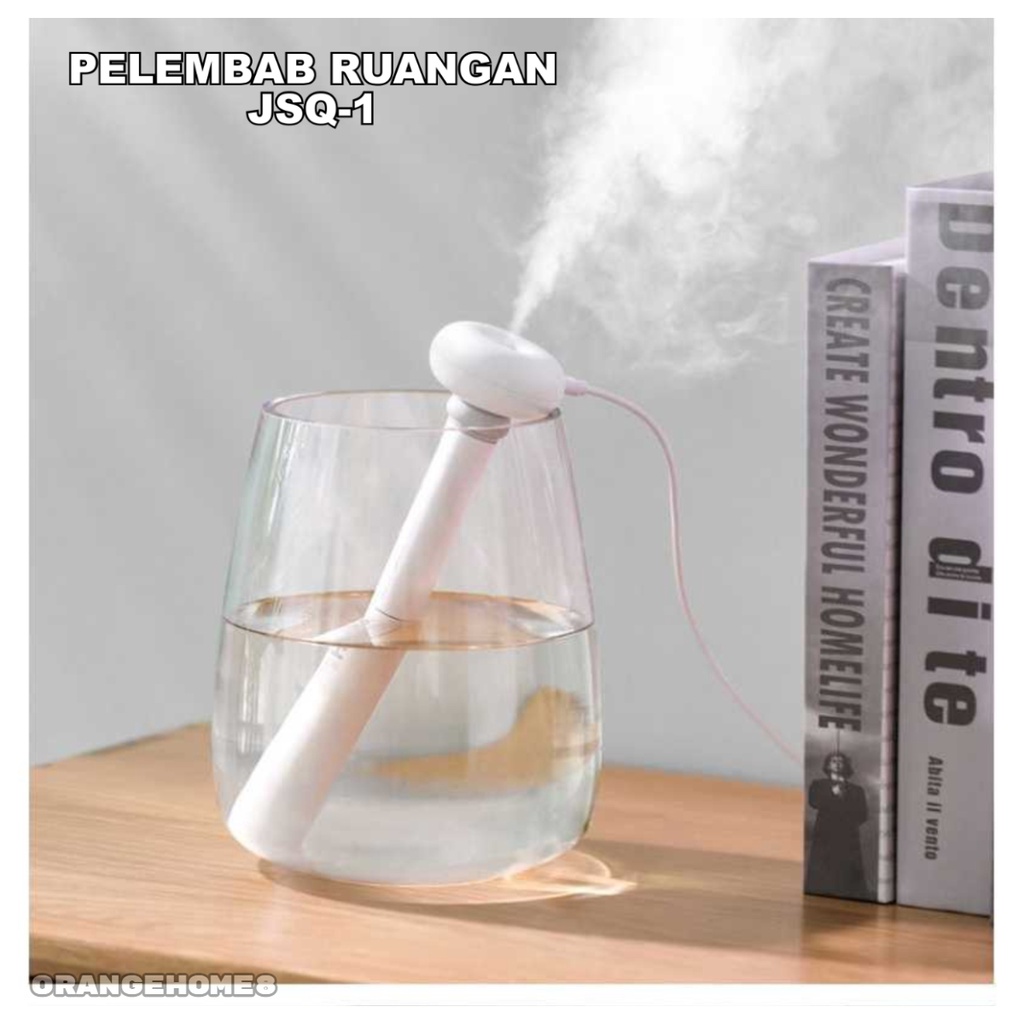 Humidifier Udara Purifier Air Diffuser Portable Pelembab dan Penjernih Udara Ruangan JSQ1 ORANGEHOME8