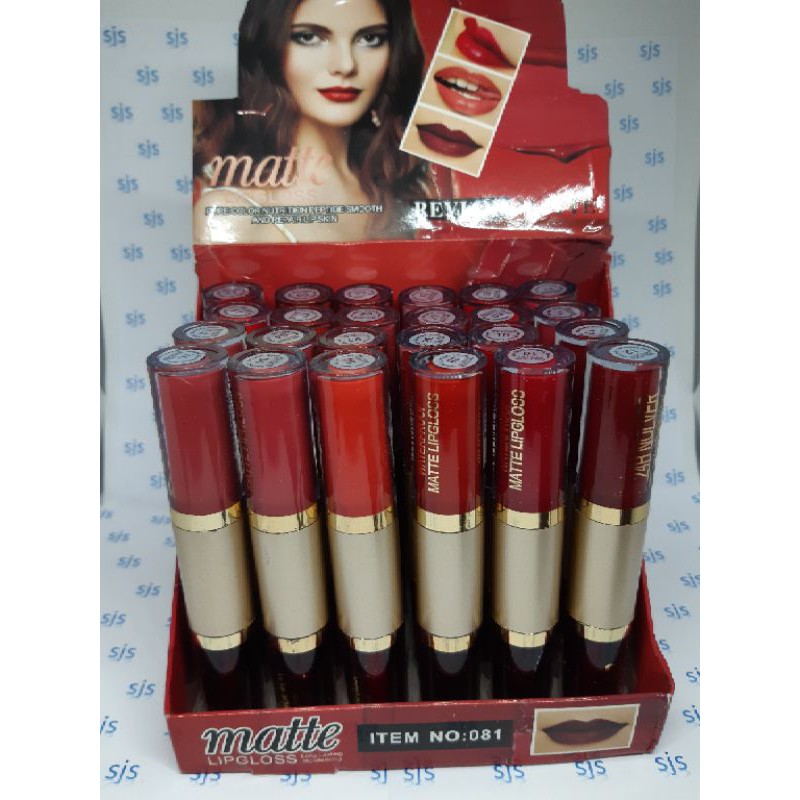 (ecer) LIP TINT + LIP CREM REVLON 2 IN 1 LIP CREM + LIP TINT VELVET LIP GLOS